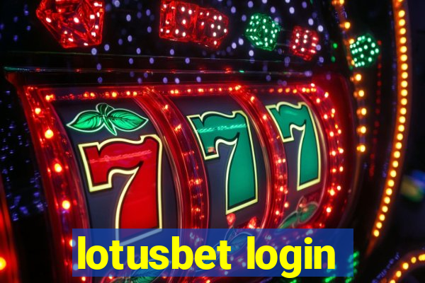 lotusbet login